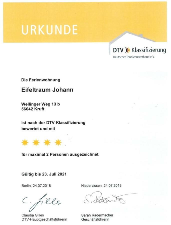 Wandertraum Johann - Fewo Eifel Kruft Luaran gambar